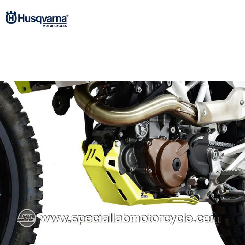 Piastra Paramotore Moto Ibex per Husqvarna Enduro 701 Yellow