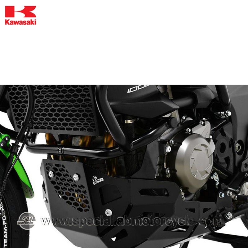 Piastra Paramotore Moto Ibex per Kawasaki Versys 1000 Black