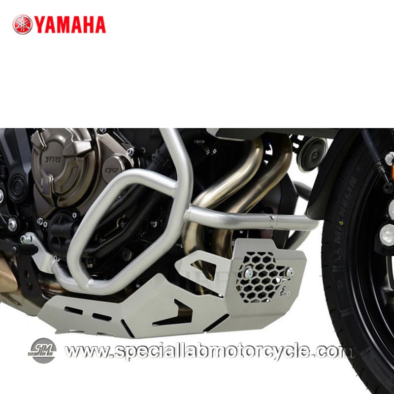 Piastra Paramotore Ibex per Yamaha MT-07 Tracer Silver