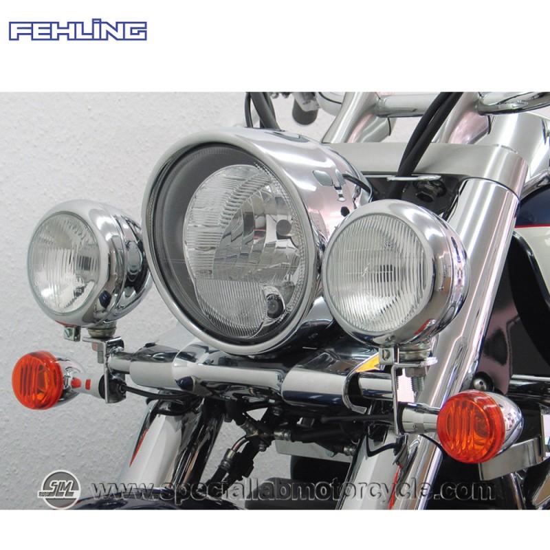 Supporto Staffa x Fari Supplementari Universale Moto Custom - Staffe Fari -  Shopbikers: vendita prodotti per motociclisti custom